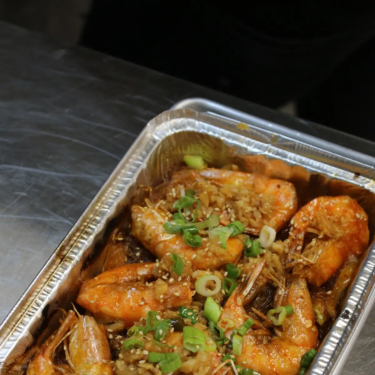 锡纸大虾foil-wrapped jumbo shrimp